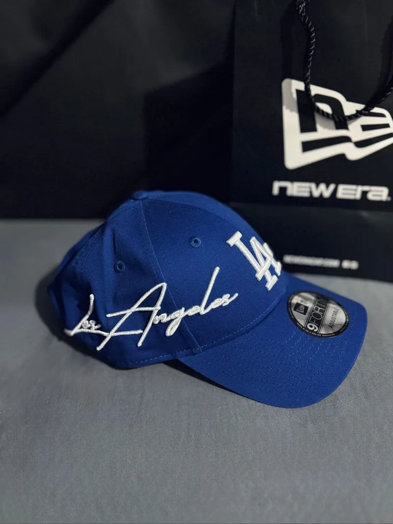 Topi New Era 940 Mix League Script LA Dodger Cap photo 1