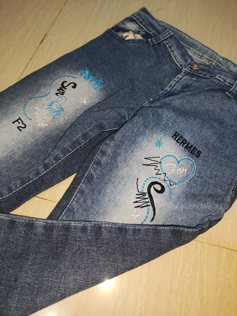  skinny jeans, slim fit denim pants photo 1