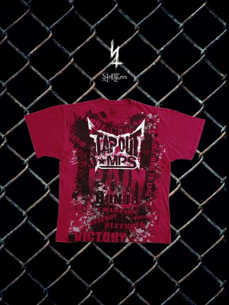 ⚜️ Y2K Tapout MPS AOP Grunge Graphic Tee photo 1