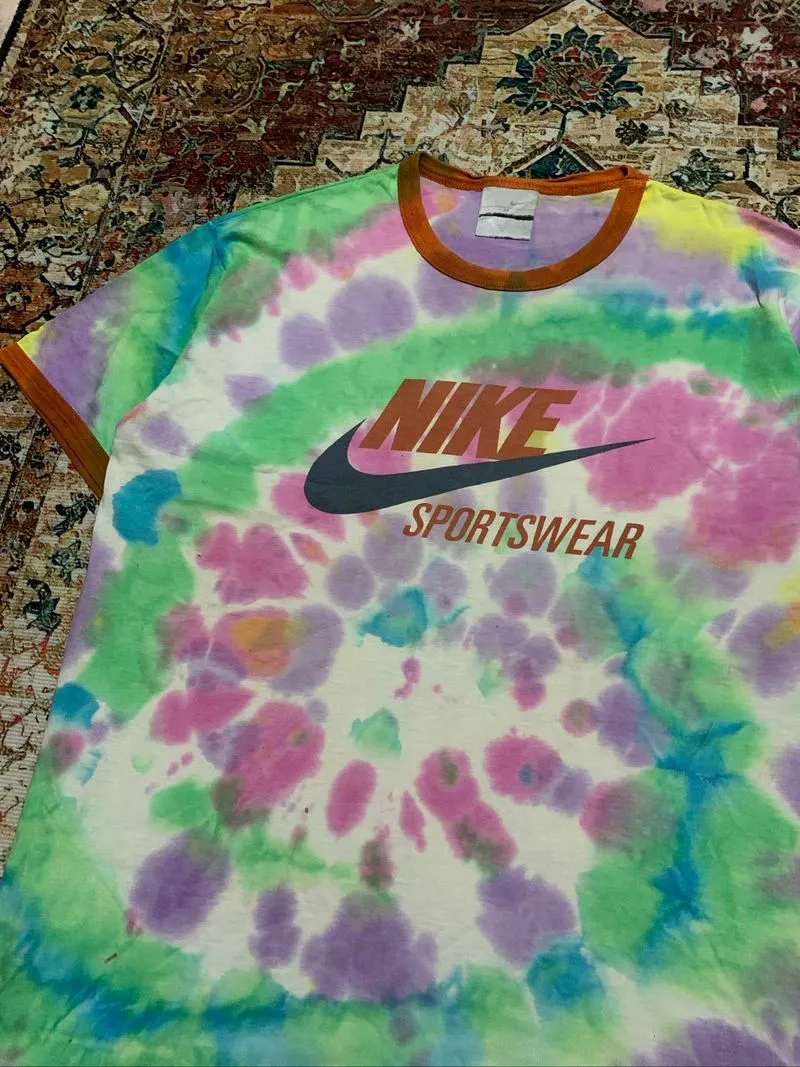 Tshirt Ringer Nike Tie Dye photo 1