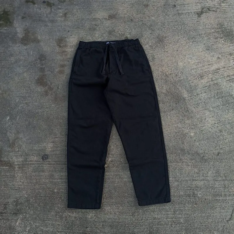 ZARA BLACK RELAXED PANT  photo 1