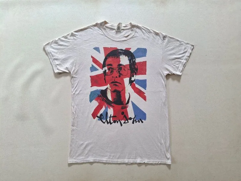 KAOS GILDAN ELTON JOHN ORIGINAL 100% photo 1