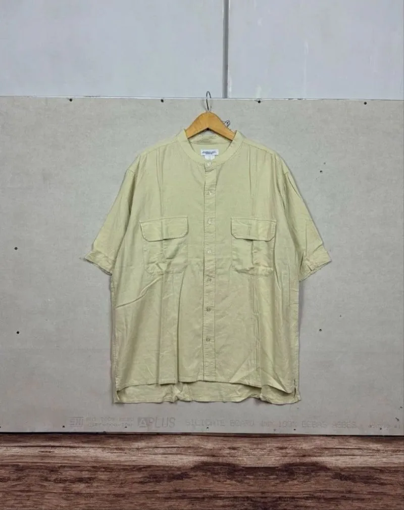 ciaopanic double pocket stand collar shirt #FBSH203 photo 1