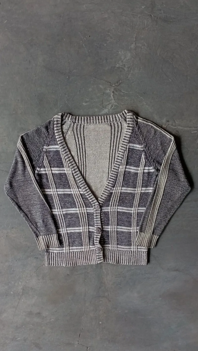 00's Vintage Cardigan 3d Boxy  photo 1