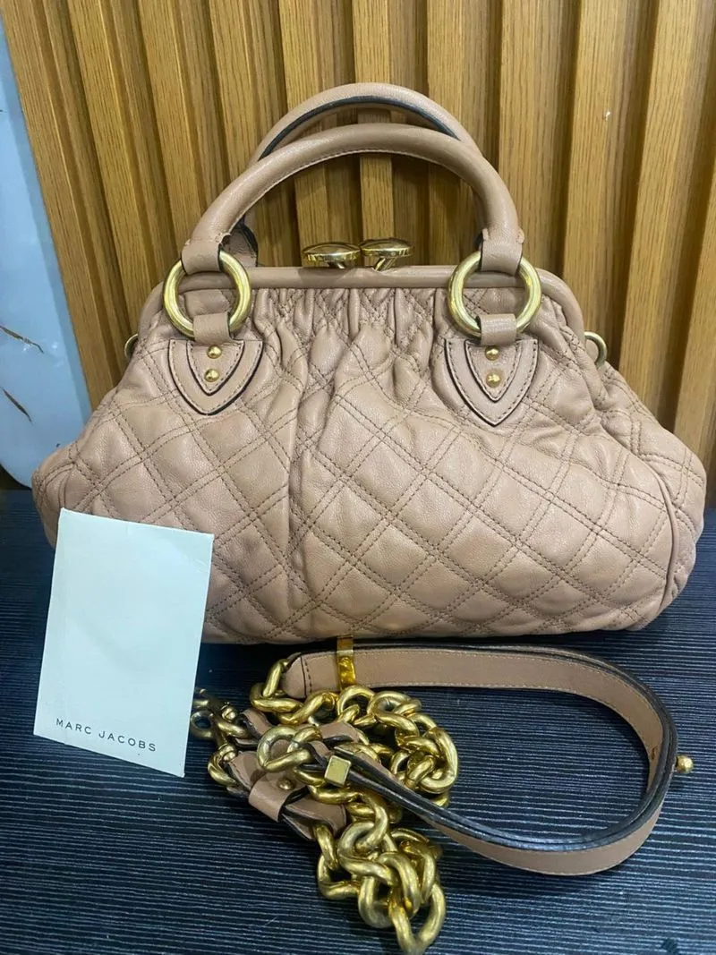 Marc Jacobs Behel Tan Leather Shoulder Bag photo 1