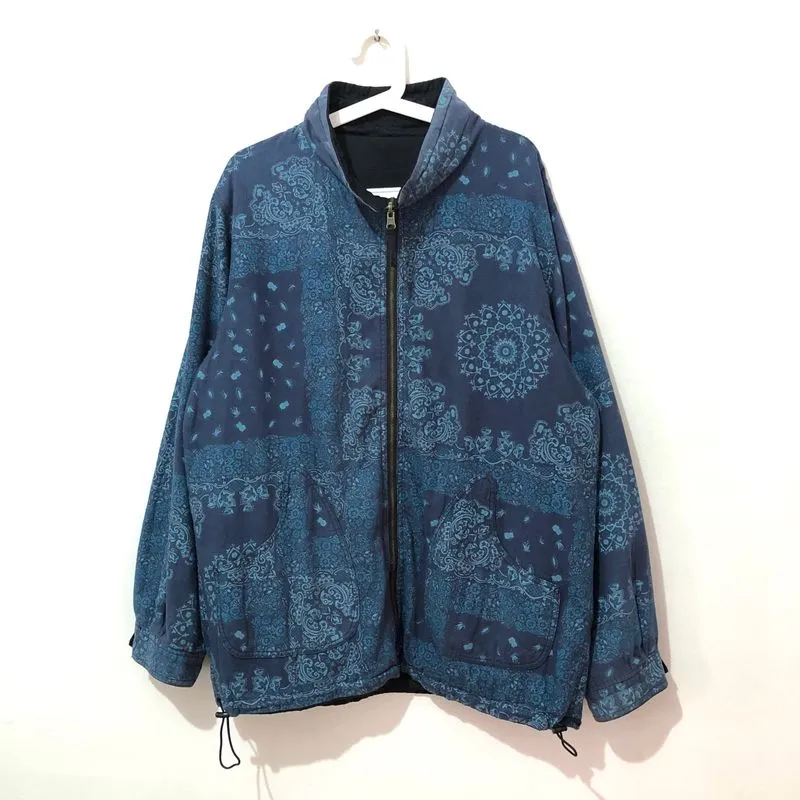 Blue Bandana Paisley Reversible jacket stussy fdmtl carhartt photo 1