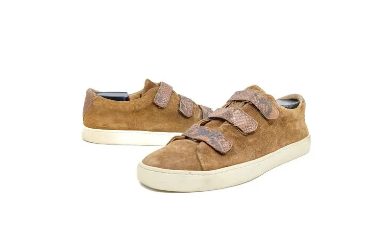 BOBBIES PARIS 'willow' cognac low top sneakers photo 1