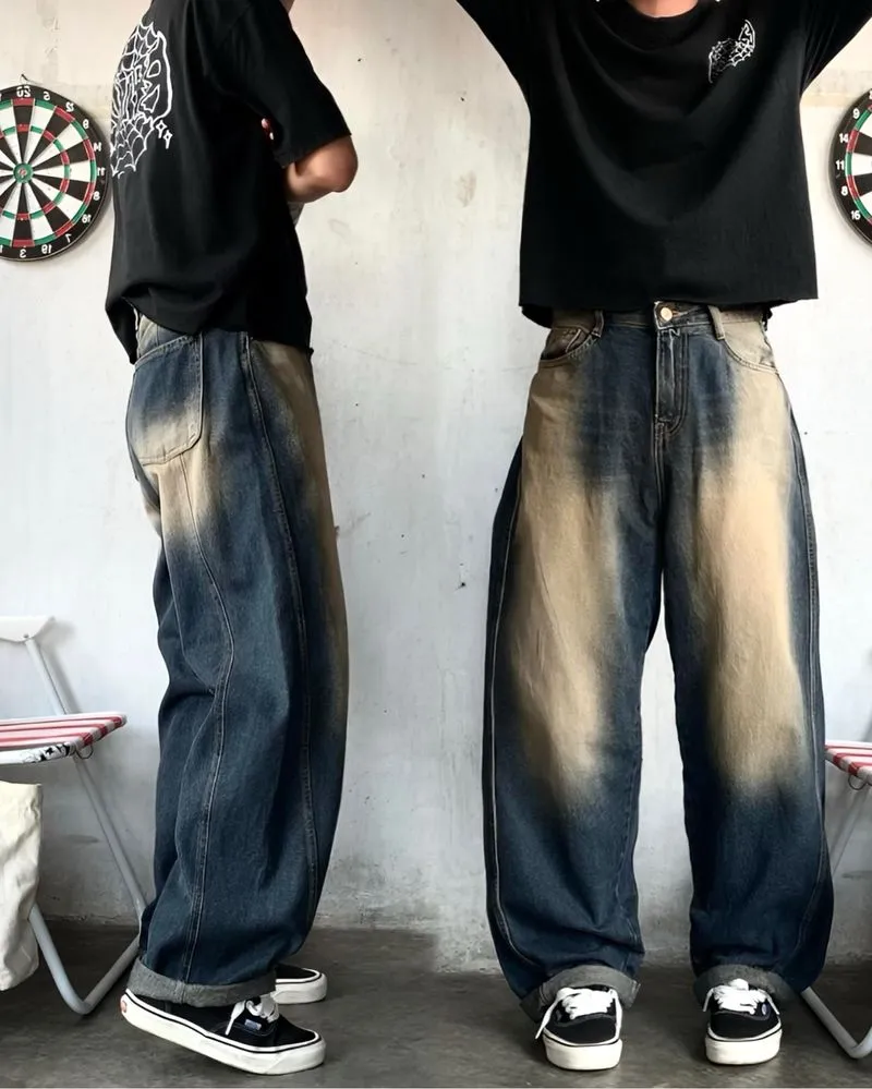 BAGGY RETRO BLUE WASHED JEANS photo 1