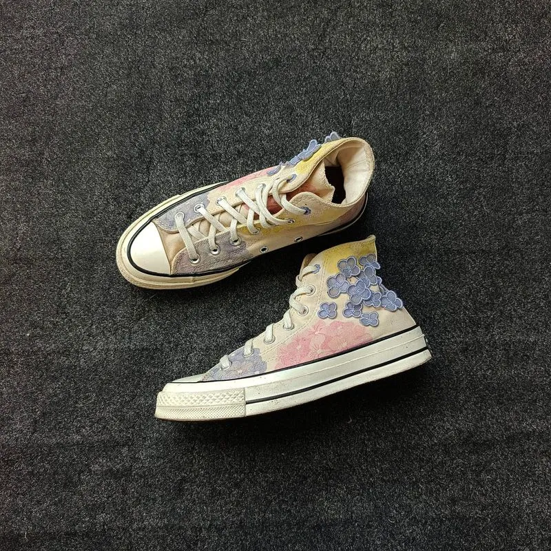 Converse Chuck 70 Hi Floral Egret/ Twilight Pulse photo 1