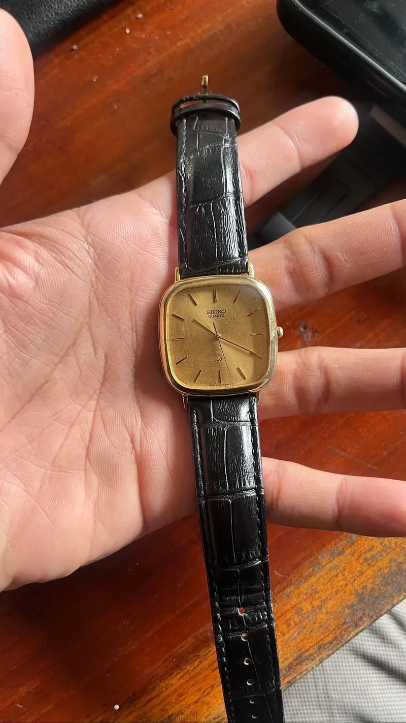 SEIKO TANK LINEN DIAL 1982 NEGOTIABLE (PASARAN 2JT) photo 1