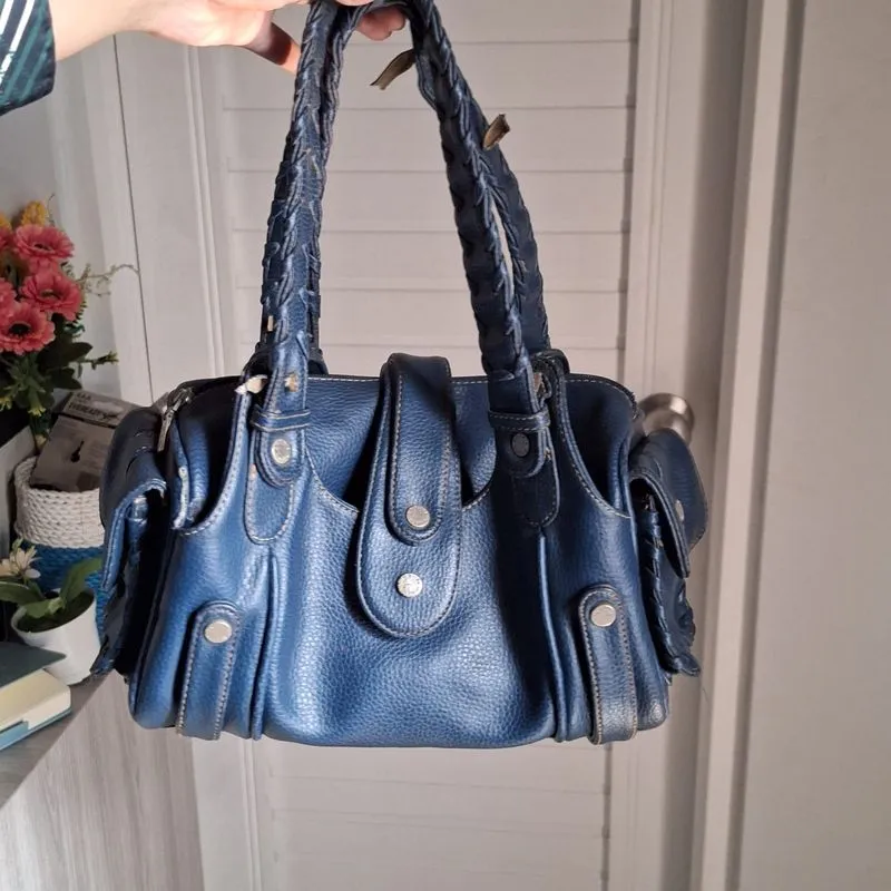 SOPHIE MARTIN 085724571570Vintage Y2K Navy Blue Braided Hand photo 1