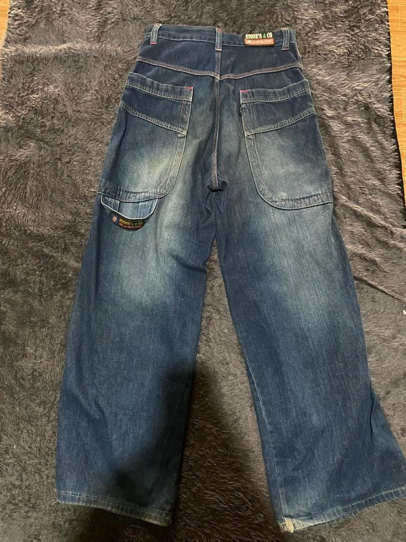 Jeans y2k ston's&co baggy big pocket photo 1