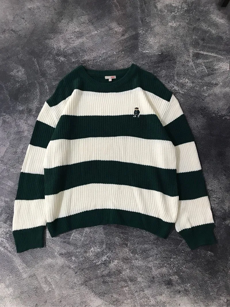 SPAO KNITSWEATER STRIPED LIKE NEW photo 1