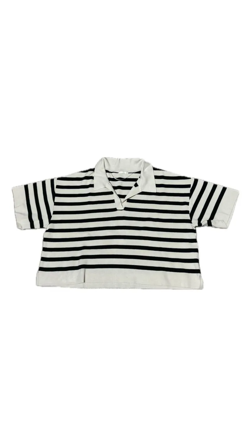 GU boxy knit polo/shirt photo 1