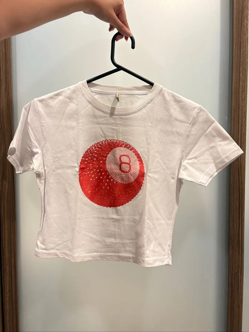 printed croptop photo 1