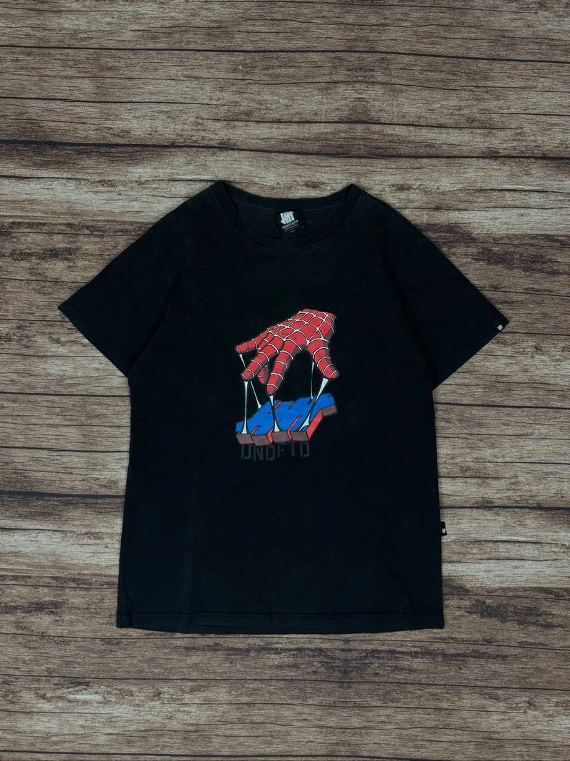 undefeated x spiderman graphic logo tshirt #MRTS83 photo 1