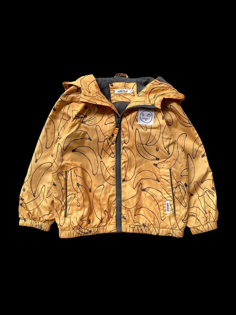 INDIKIDUAL KIDS BANANA WINDBREAKER JACKET | OUTERWEAR | BOCI photo 1