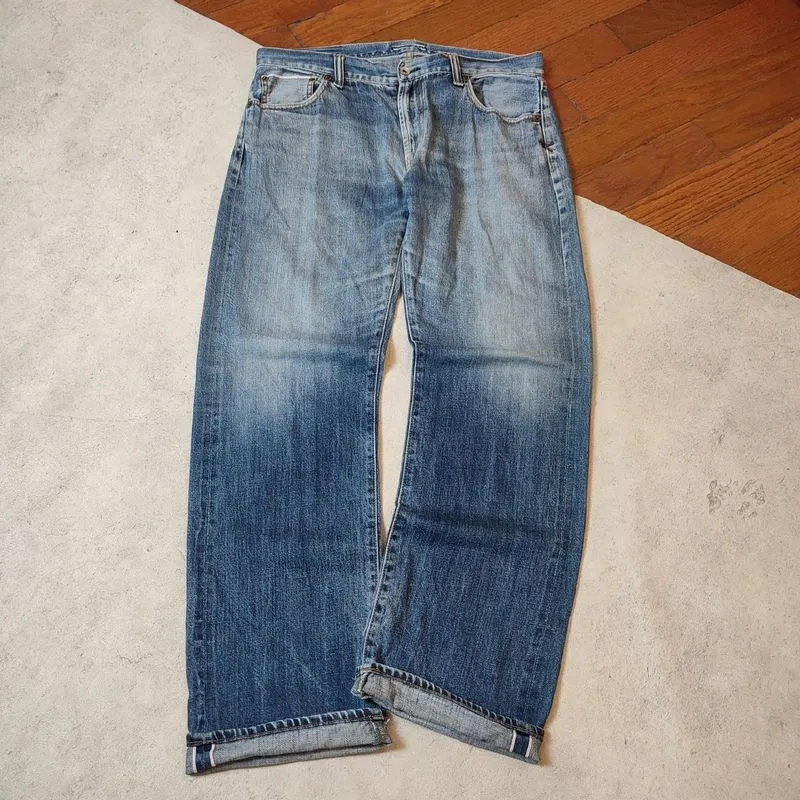 Vtg Valland Blue Wash Jeans Selvedge Red Line ❤‍🔥 photo 1