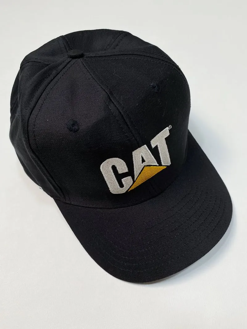 CATERPILLAR LOGO BLACK MADE IN USA CAP | HAT | TOPI | SKL  8 photo 1