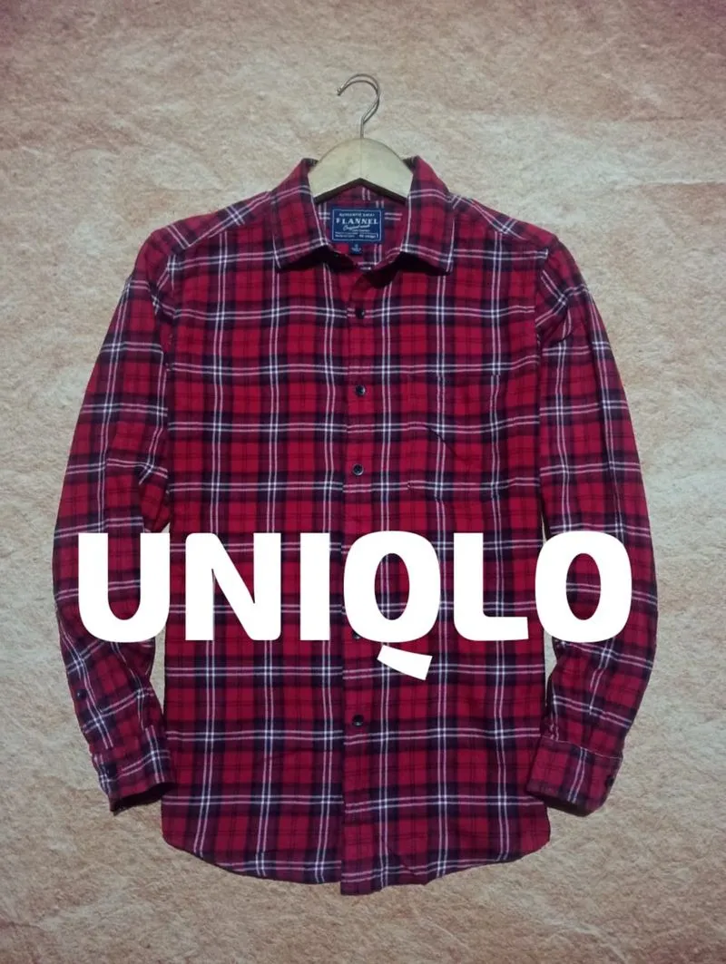 Uniqlo  flanell shirt second original photo 1