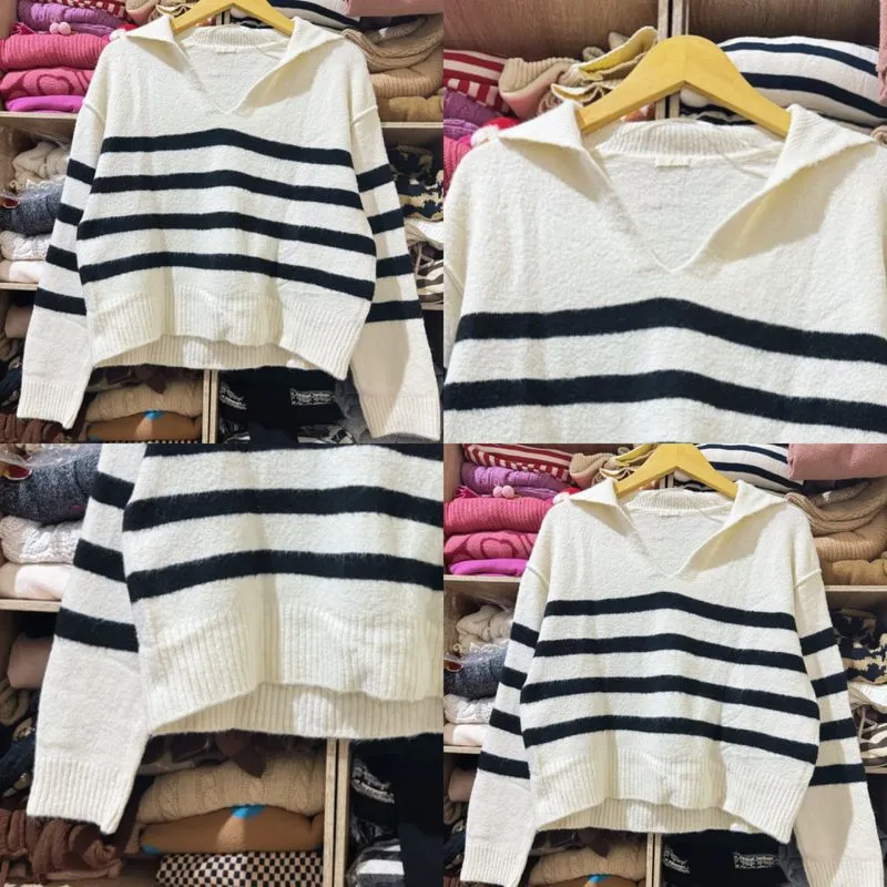 GU Souffle Sweater Top Stripe photo 1