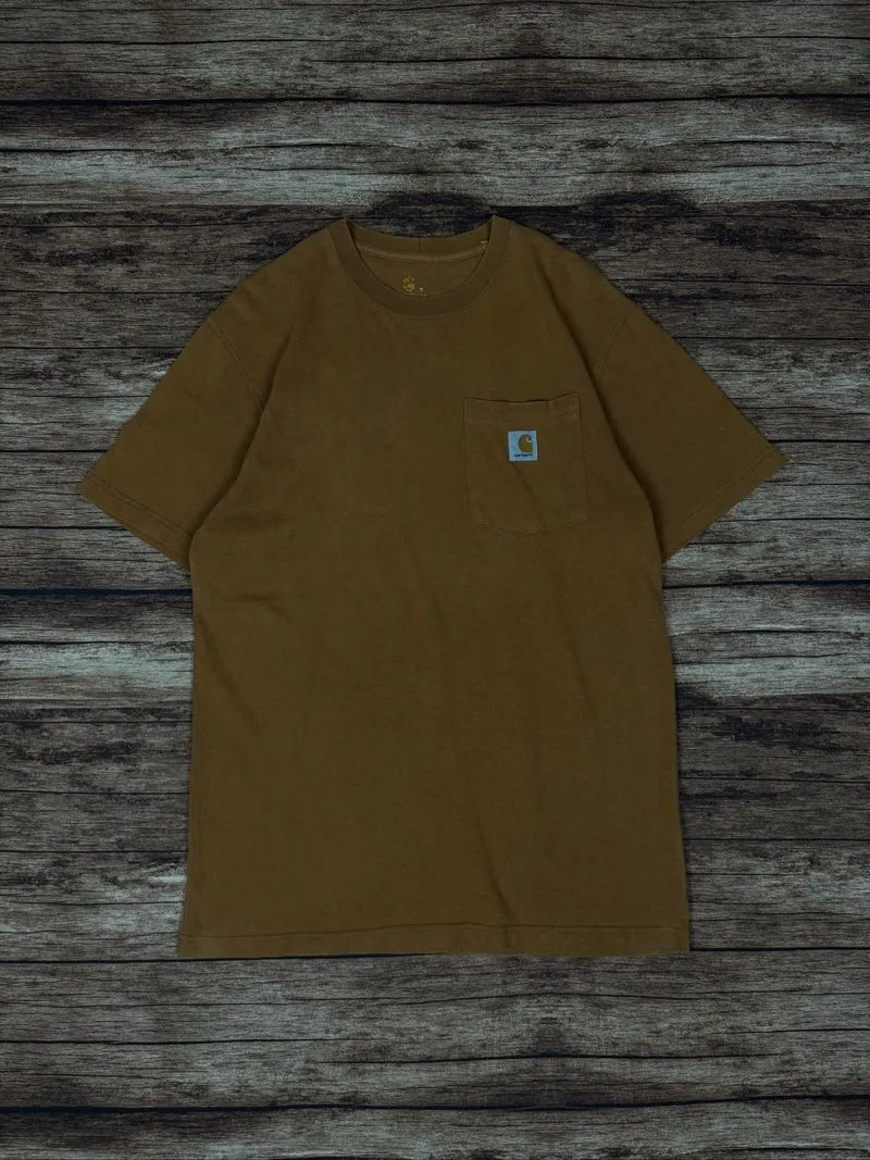 carhartt pocket K87 BRN tshirt #MRTS21 photo 1