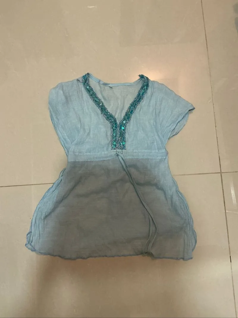baby blue top morikei fairy serut photo 1