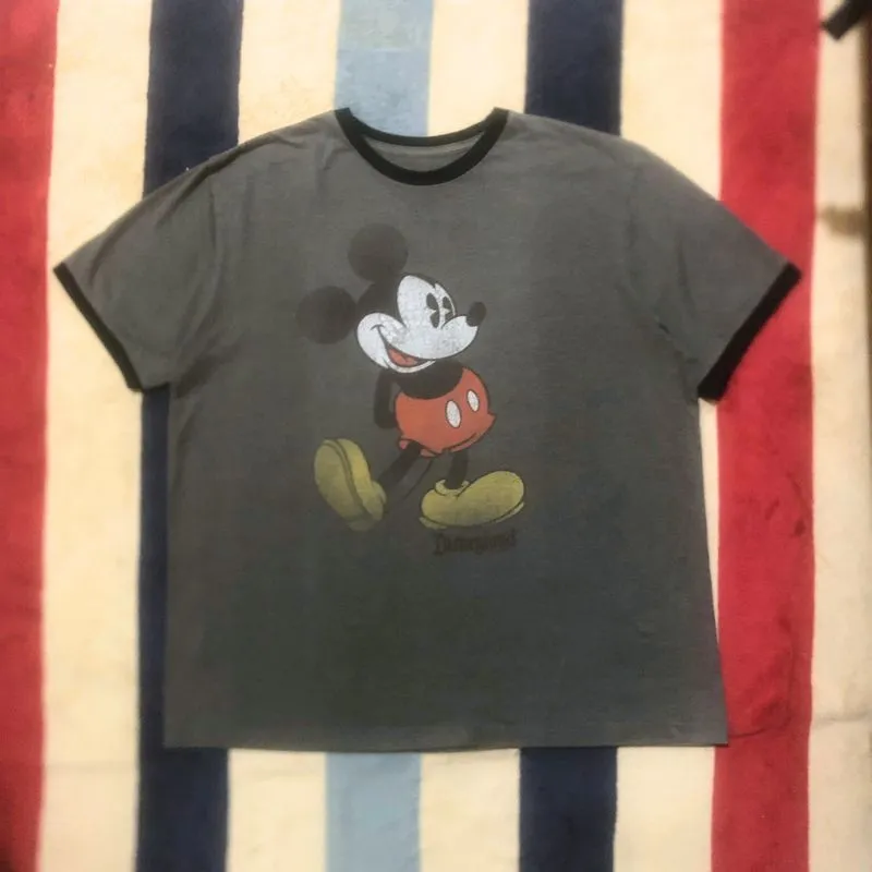 Vintage 00s Mickey Mouse Ringer T-Shirt photo 1