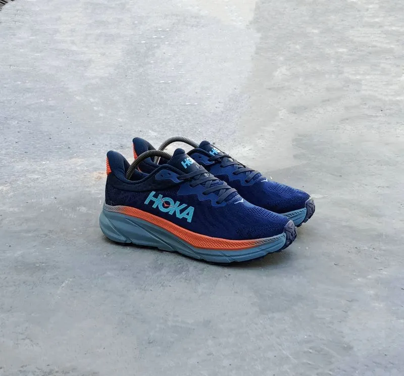 HOKA Streetwear Sportswear Sneakers Pria blue photo 1