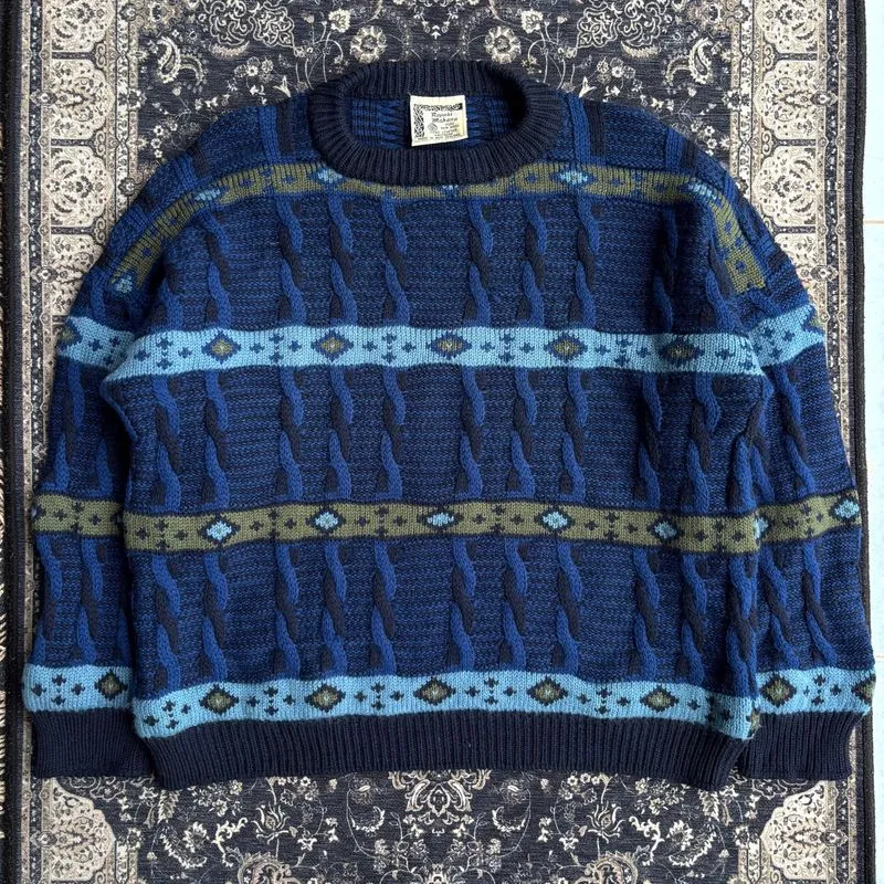 Rapaki Mahana Sweaters 3D Knit Cable Wool  photo 1