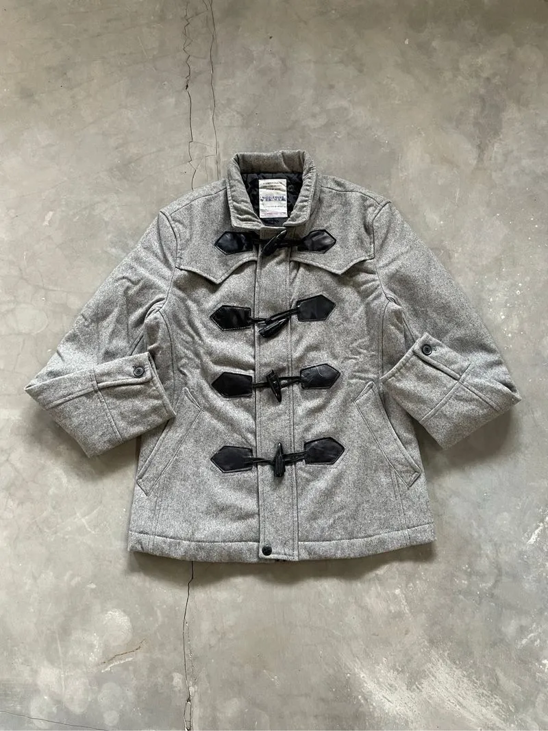 Archive Nicole Club For Men Duffle Woll Jacket Y2k Grunge - Preloved