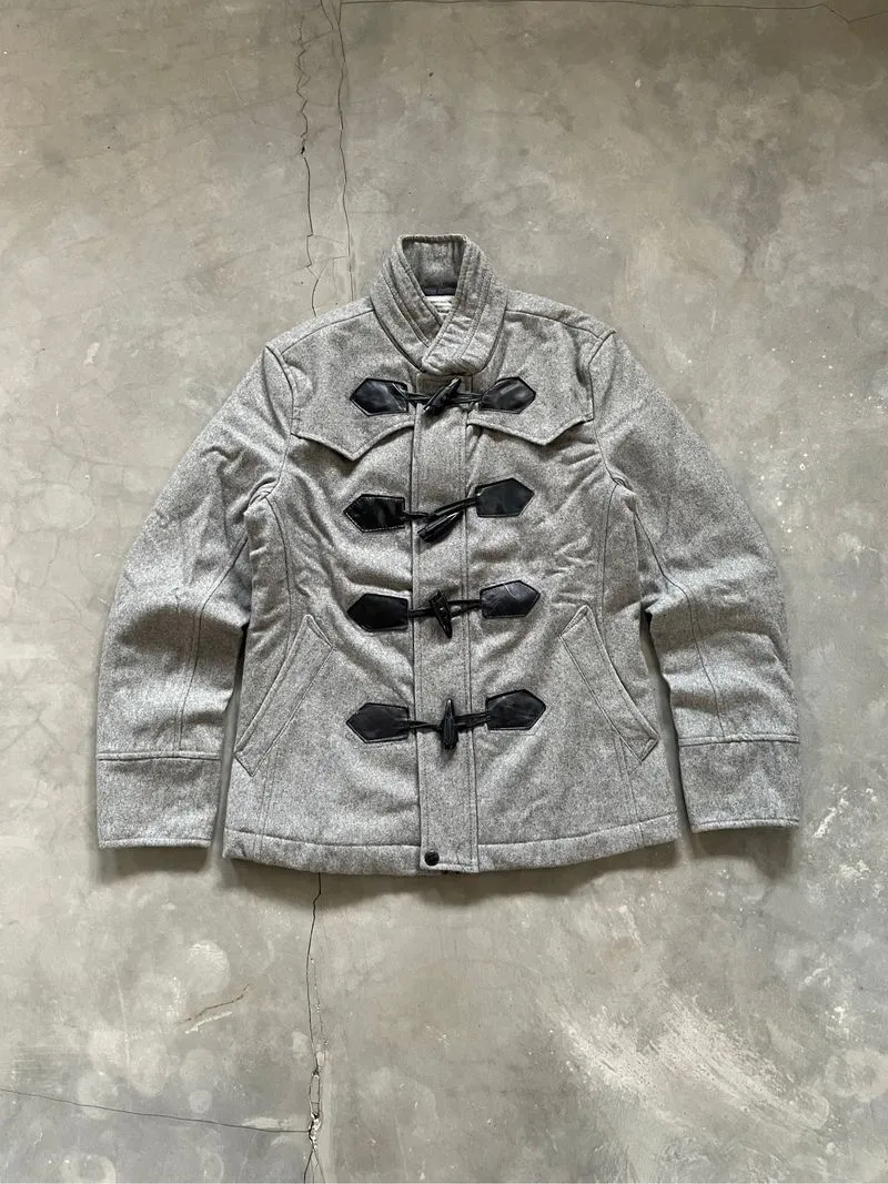 Archive Nicole Club For Men Duffle Woll Jacket Y2k Grunge  photo 1