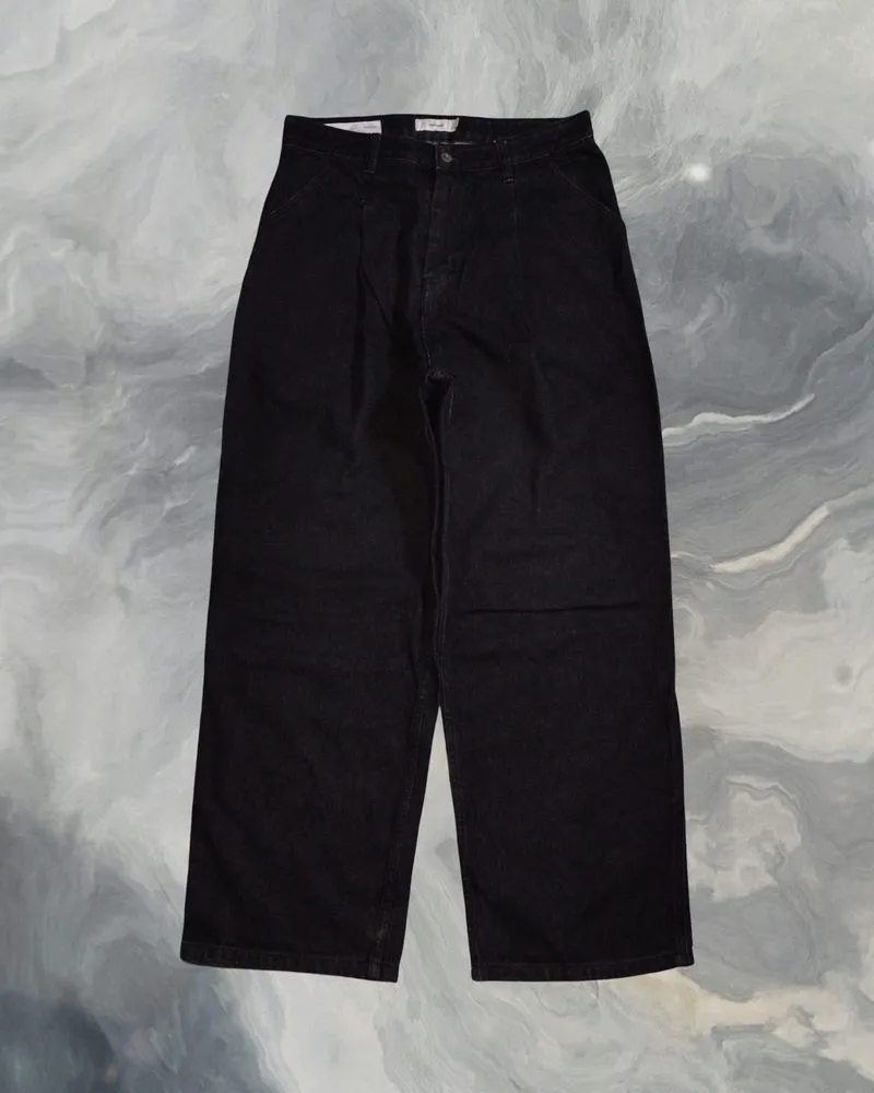Celana Baggy Raw Denim Pleated Jeans Gombrong XEROBNR photo 1