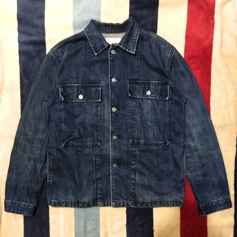 WHO.A.U Work Washed Denim Jacket photo 1