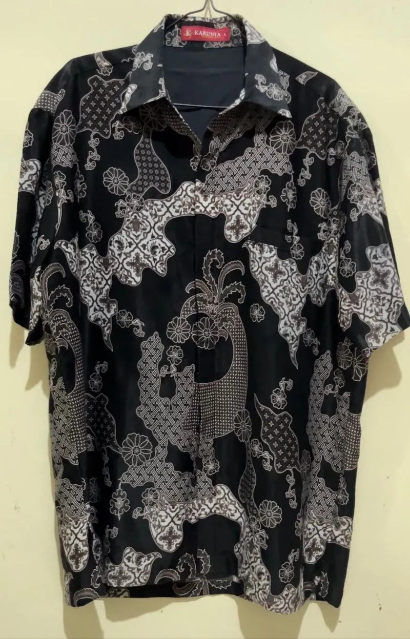 batik cowo hitam photo 1