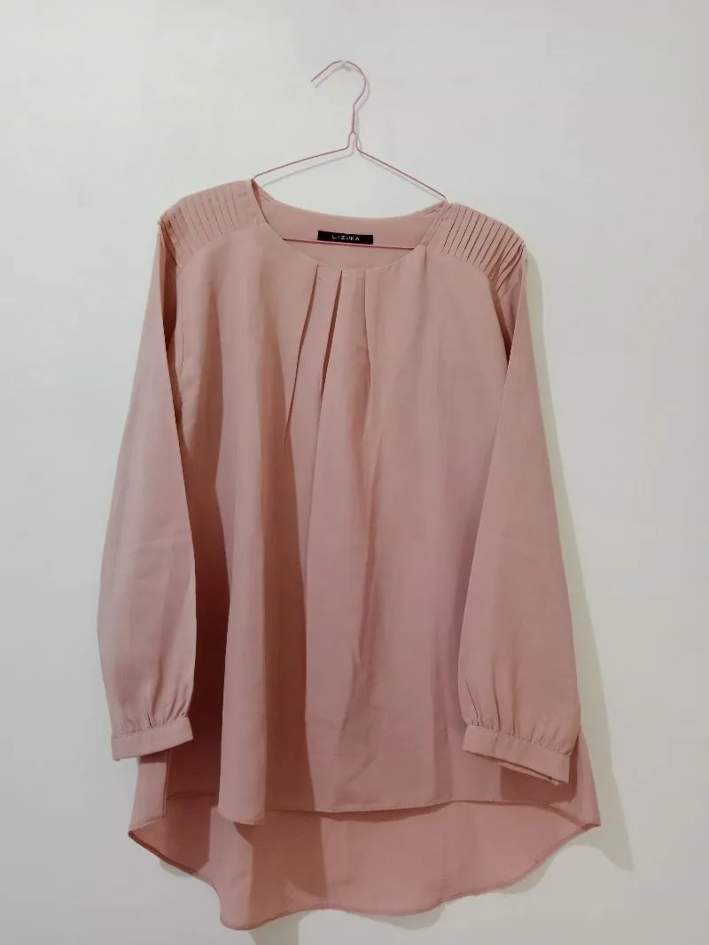 Casual Blouse Wanita pink photo 1