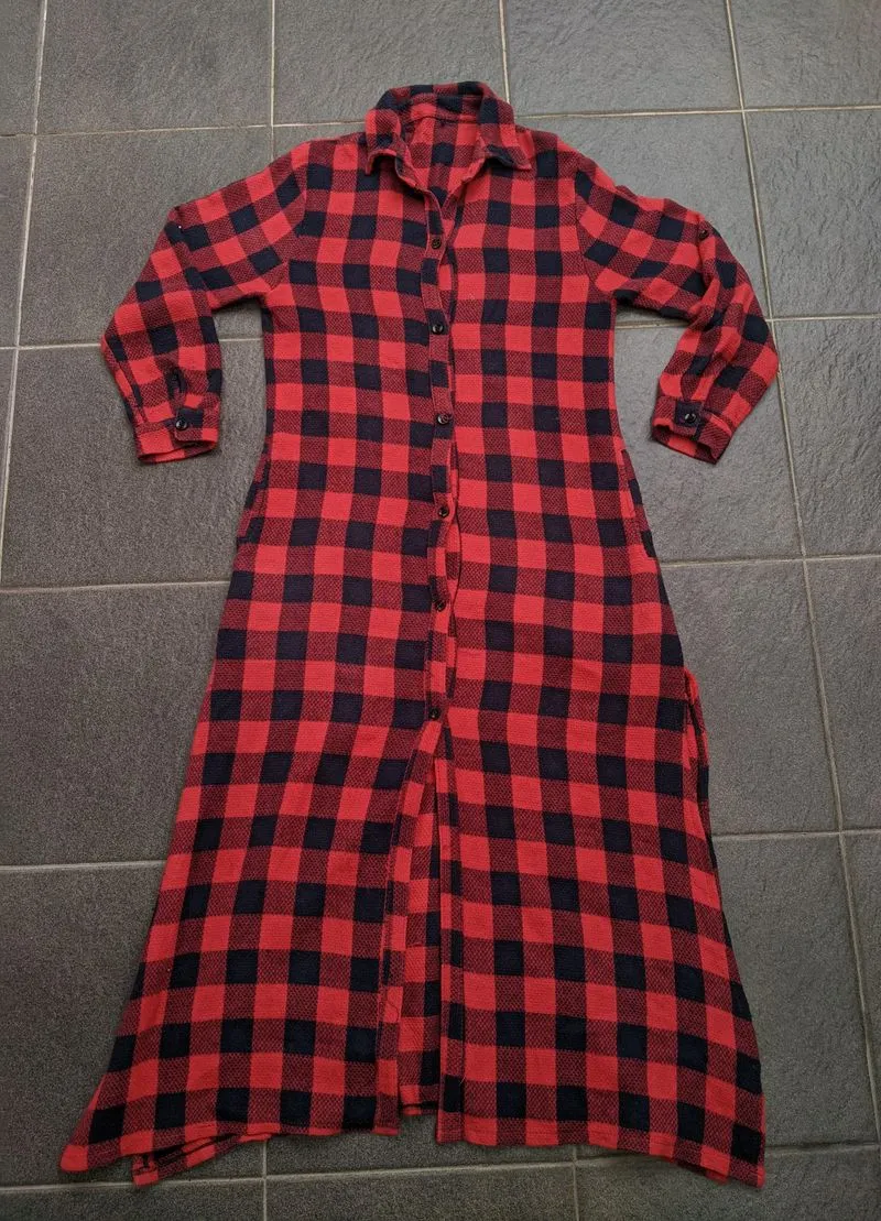 Casual Wanita red black photo 1