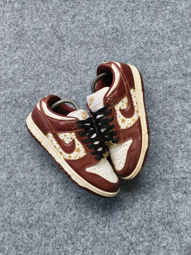 Nike sb dunk low sup barkroot brown photo 1