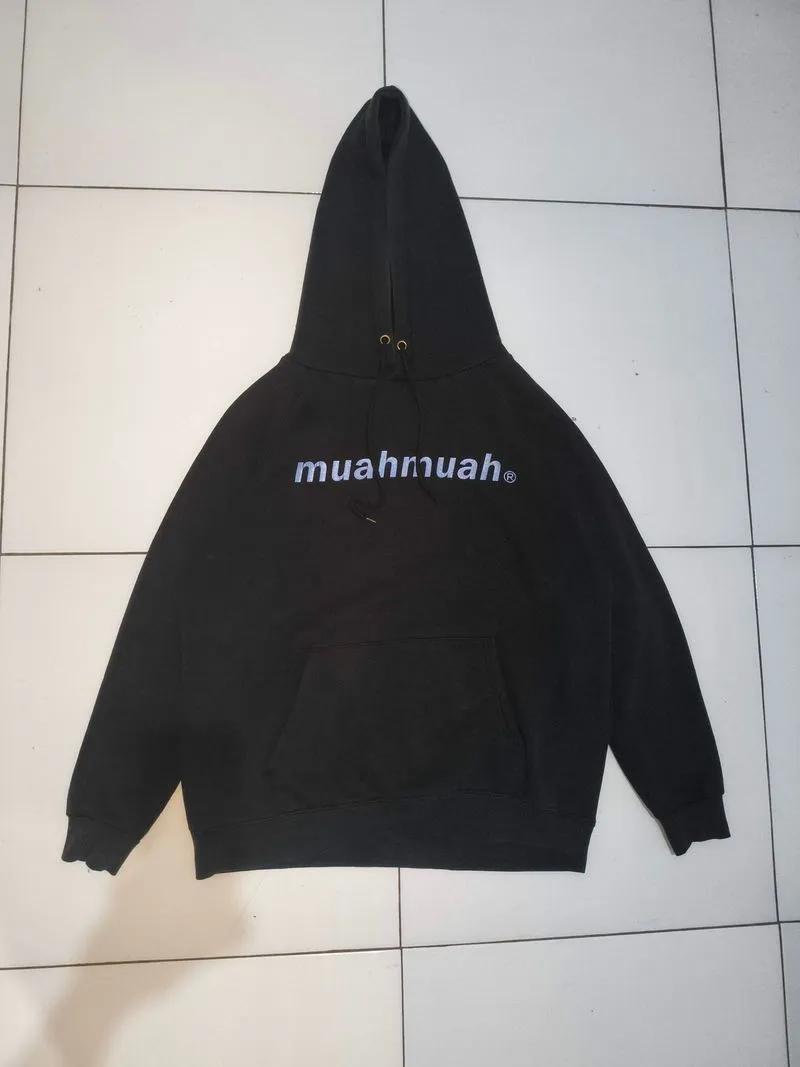 Muahmuah Hoodie Black Towel photo 1