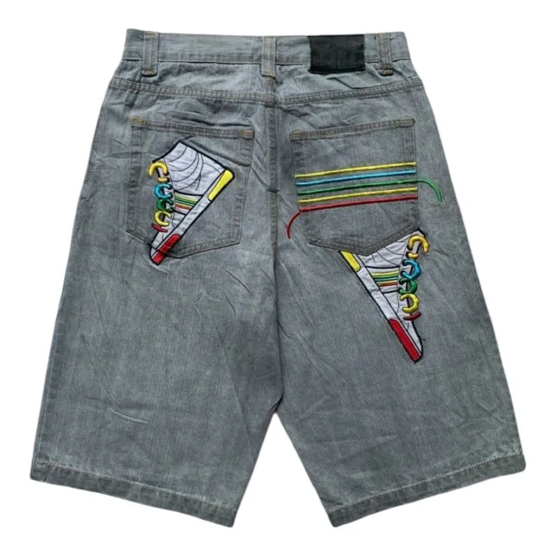 Coogi jorts denim shorts y2k style photo 1