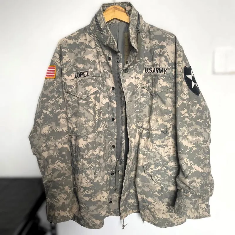 US Army M65 Cold Weather Field Coat UCP | ACU Digital Camo photo 1
