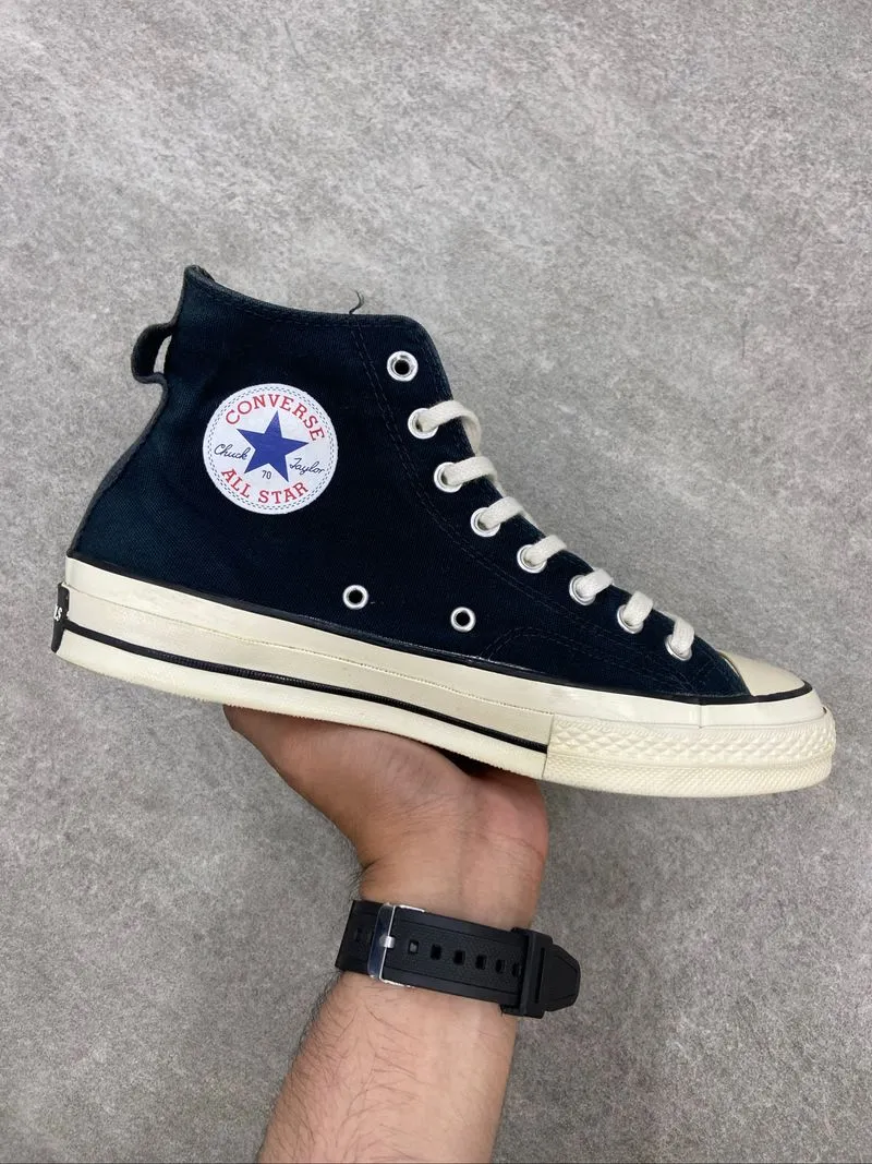 Fear of God ESSENTIALS x Converse Chuck 70 HI Black ORIGINAL photo 1