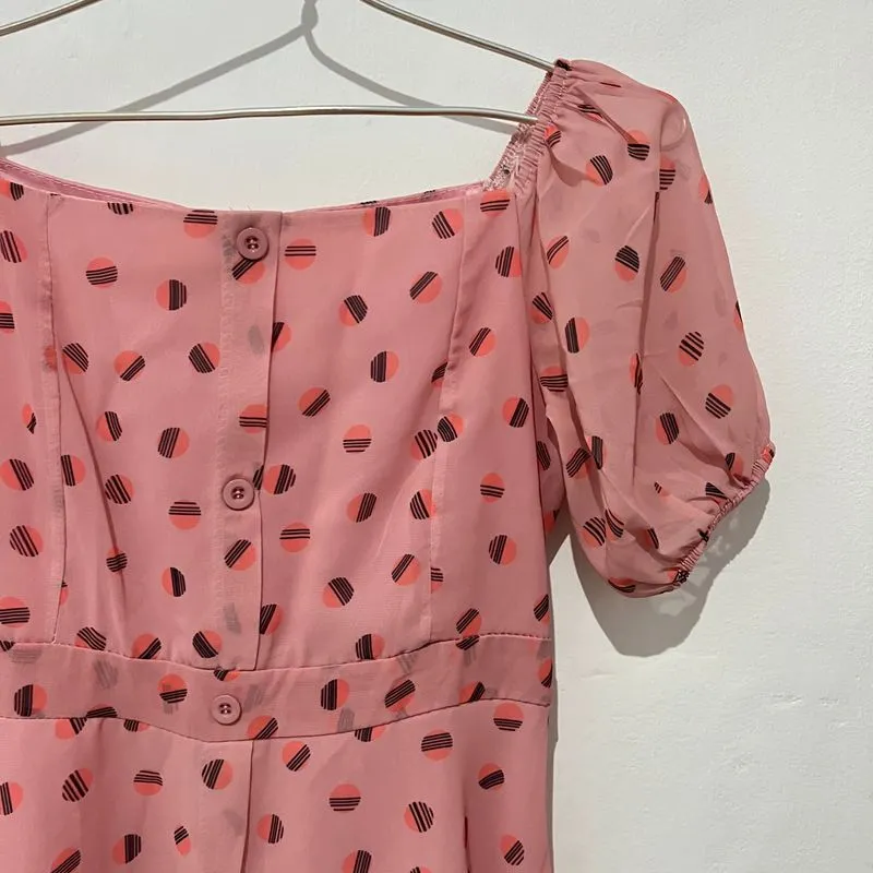 Fairy Coquette Midi dress Wanita pink photo 1