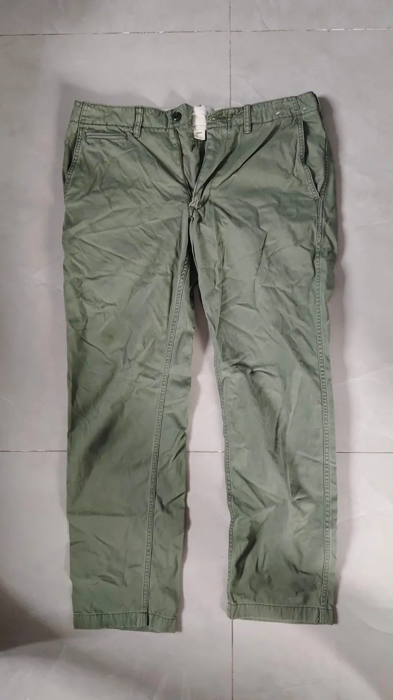 Uniqlo green olive chinos bought in japan photo 1