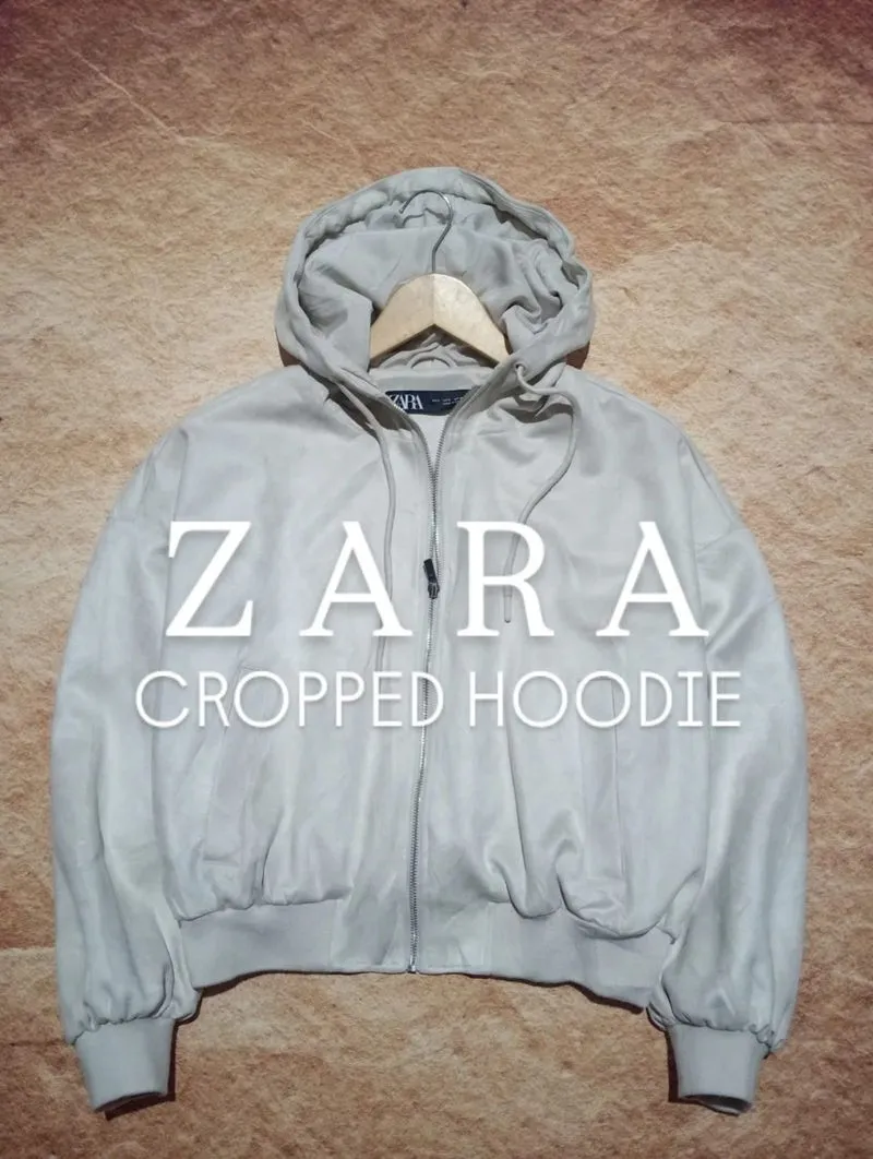 Zara cropped Hoodie  photo 1