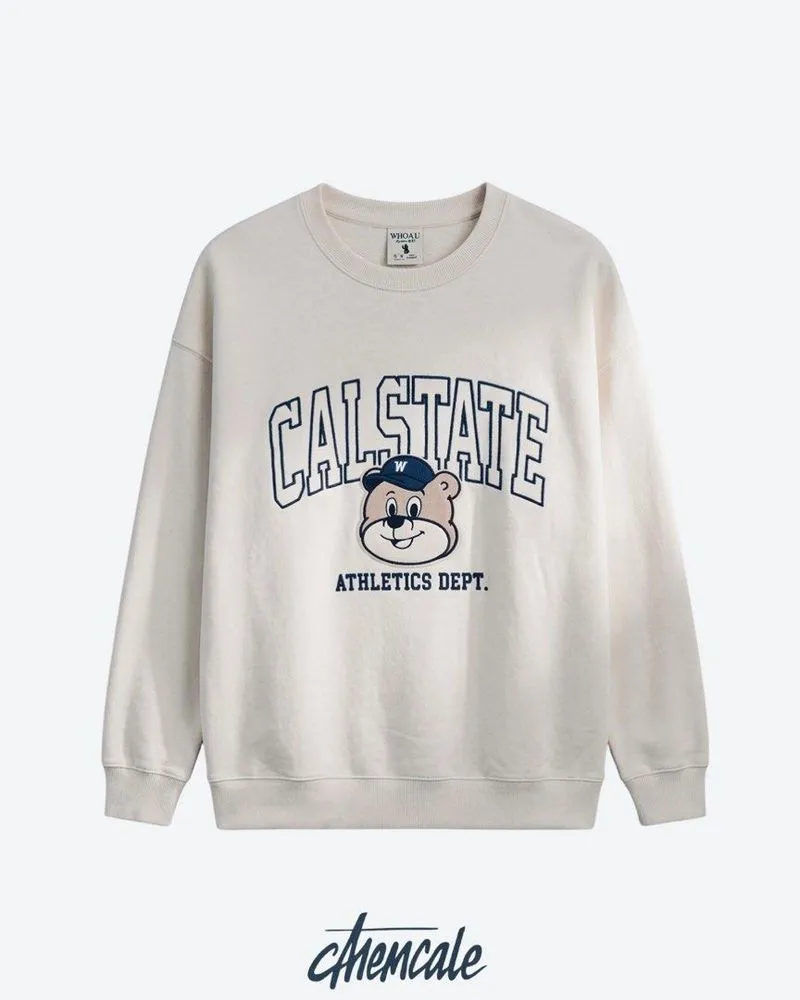 Crewneck Who Au Bear Big Logo Original photo 1