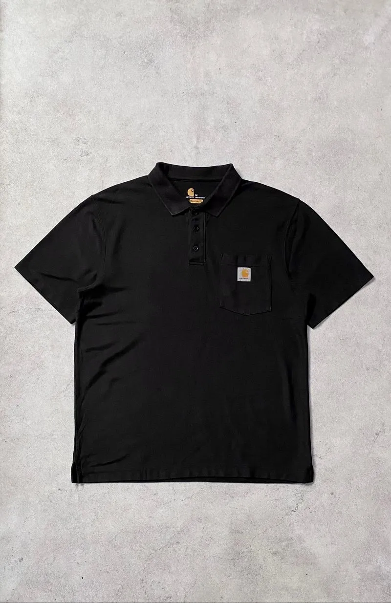 CARHARTT POLO SHIRT K570 BLK  photo 1