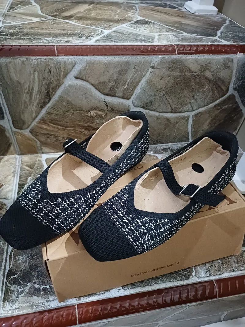 MARGOT MARY-JANE - BLACK TWEED VIVAIA photo 1
