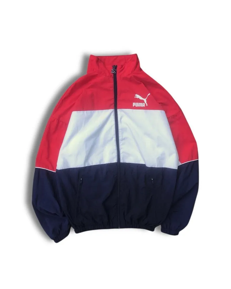 Windbreaker Colorblock Jaket Puma Big Logo photo 1