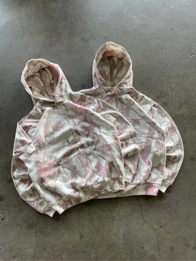 REALTREE PINK WHITE CAMO HOODIE photo 1
